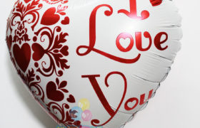 I Love You Helium Balloon بالون انا احبك