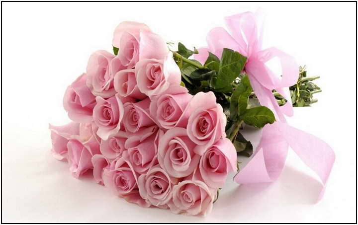 Grand Pink Roses Bouquet باقة جراند الورود الزهرية