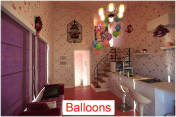 Dotted Helium Party Balloons بالونات حفلات هيليوم منقطة