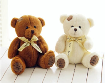 Love Teddy Bear (White/Brown) (دبدوب الحب (أبيض أو بني